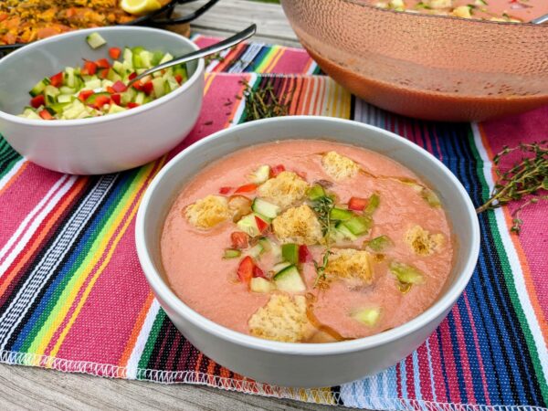 Gazpacho Andaluz / Cold Vegetable Soup (VE,V)