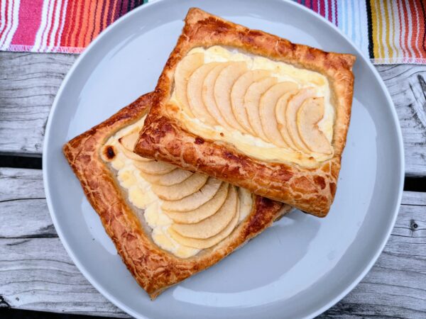Spanish Apple and Custard Tart (VE)