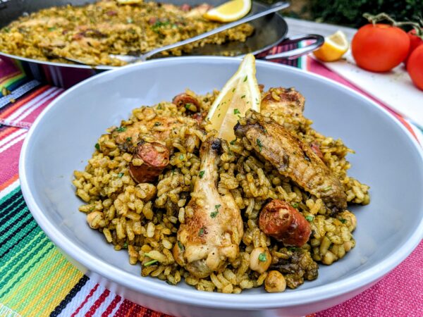 Chicken Wings, Chorizo & Chickpeas Paella (GF) - Image 2